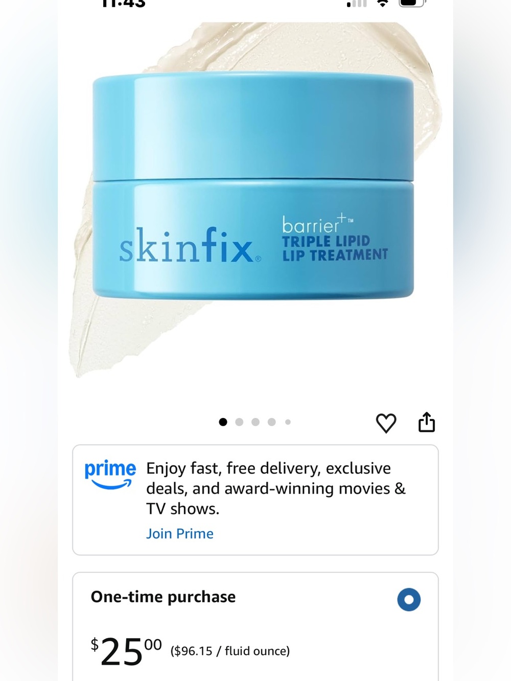 Skinfix Triple Lip Treatment - Blue Jar